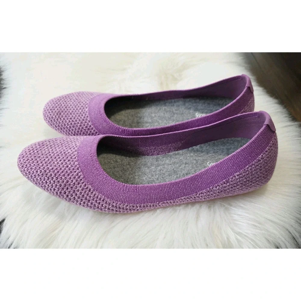 ALLBIRDS Tree Breezers Ballet Flats Purple Women's Size US 9